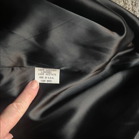 Tail Sleek Black Leather Jacket vintage brand new - Picture 4 of 14